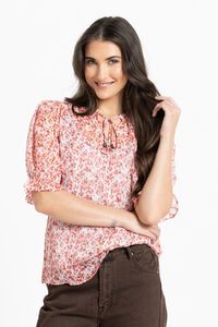 Leila + Luca Scarlett Blossom Honey Blouse