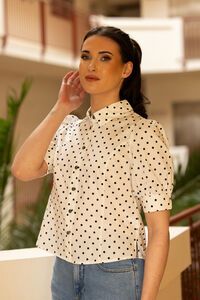 Leila + Luca Vanilla Spot Dinner Date Shirt
