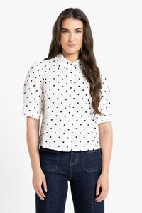 Leila + Luca Vanilla Spot Dinner Date Shirt