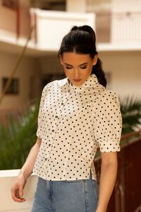 Leila + Luca Vanilla Spot Dinner Date Shirt