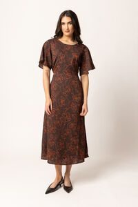 Leila + Luca Walnut Whisper Riviera Dress