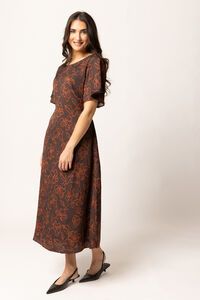 Leila + Luca Walnut Whisper Riviera Dress
