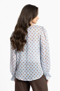 Seeking Lola Cinnamon Spot Patti Top