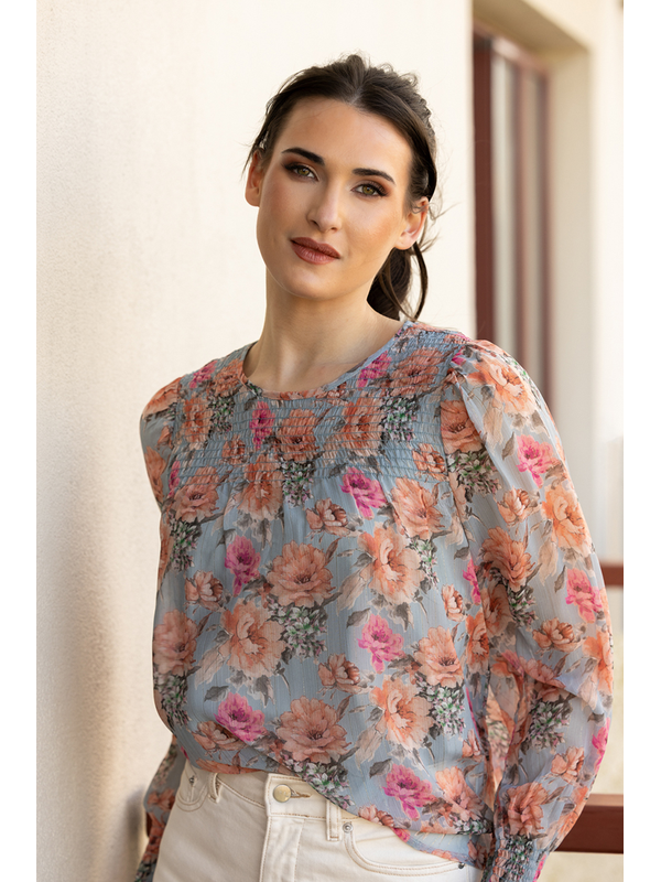 Seeking Lola Spring Shimmer Hug Me Top