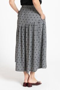 Seeking Lola Black Heart Devine Maxi Skirt