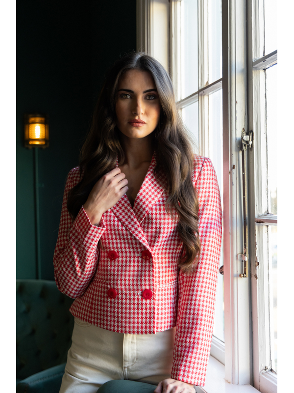 Seeking Lola Ruby Check Audrey Blazer