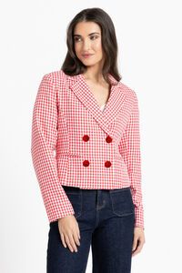 Seeking Lola Ruby Check Audrey Blazer
