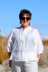Oh Three Check And Lace Blouse