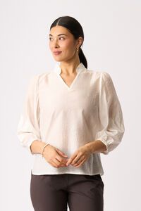 Oh Three Appliqued Blouse