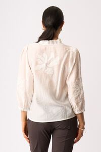 Oh Three Appliqued Blouse