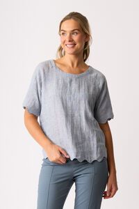 Foil Scalloped Top