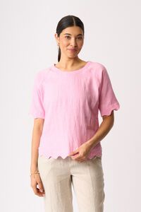 Foil Scalloped Top