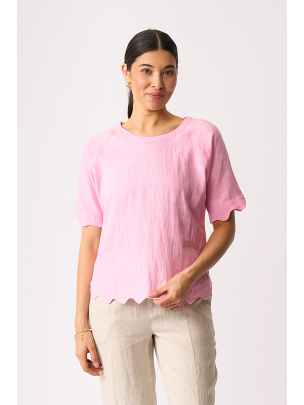 Foil Scalloped Top