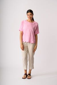 Foil Scalloped Top