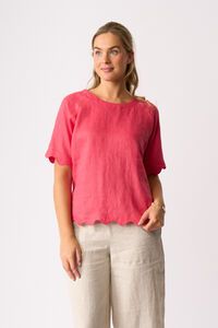 Foil Scalloped Top