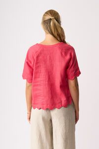 Foil Scalloped Top