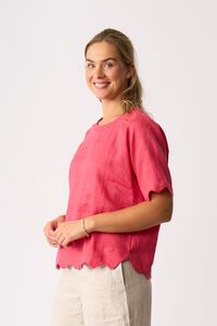 Foil Scalloped Top