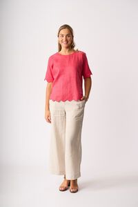 Foil Scalloped Top