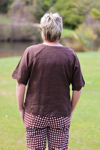 Foil Scalloped Top