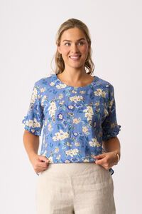 Preen Ruffles & Scoop Hem Top