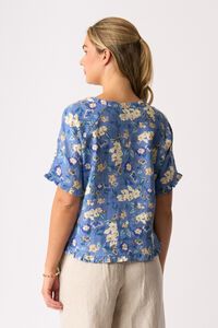 Preen Ruffles & Scoop Hem Top