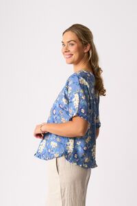 Preen Ruffles & Scoop Hem Top