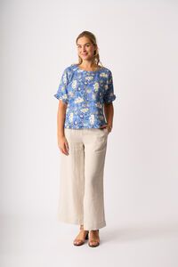 Preen Ruffles & Scoop Hem Top
