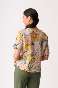 Preen Ruffles & Scoop Hem Top