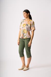 Preen Ruffles & Scoop Hem Top