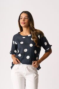 Preen Ruffles & Scoop Hem Top