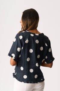 Preen Ruffles & Scoop Hem Top