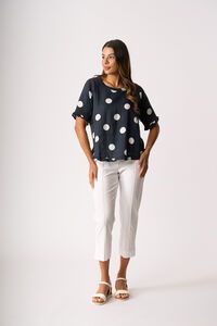 Preen Ruffles & Scoop Hem Top