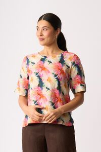Foil Pleat Back Top
