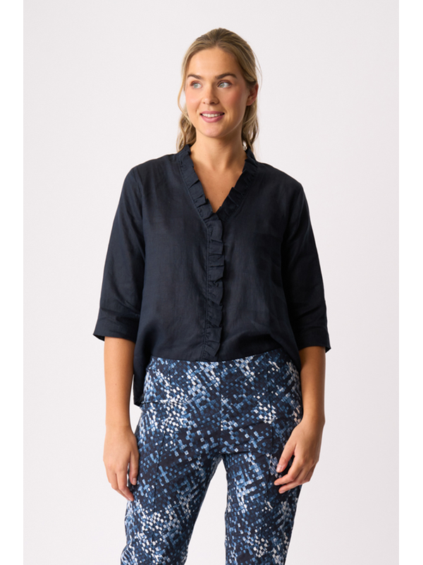 Foil Total Frill Shirt