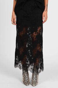 Storm Lace Midi Skirt