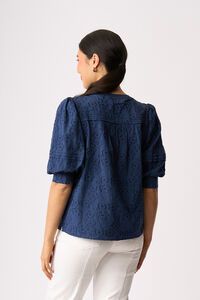Oh Three Rib & Pleat Top