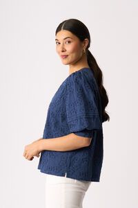 Oh Three Rib & Pleat Top