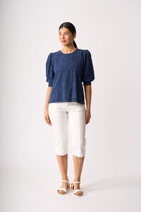 Oh Three Rib & Pleat Top