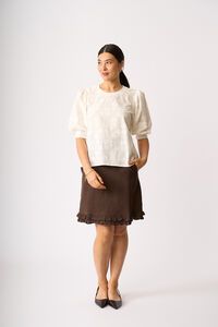 Oh Three Rib & Pleat Top
