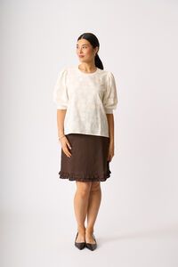 Oh Three Rib & Pleat Top