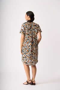Preen Back Pleat Dress