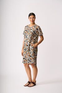 Preen Back Pleat Dress