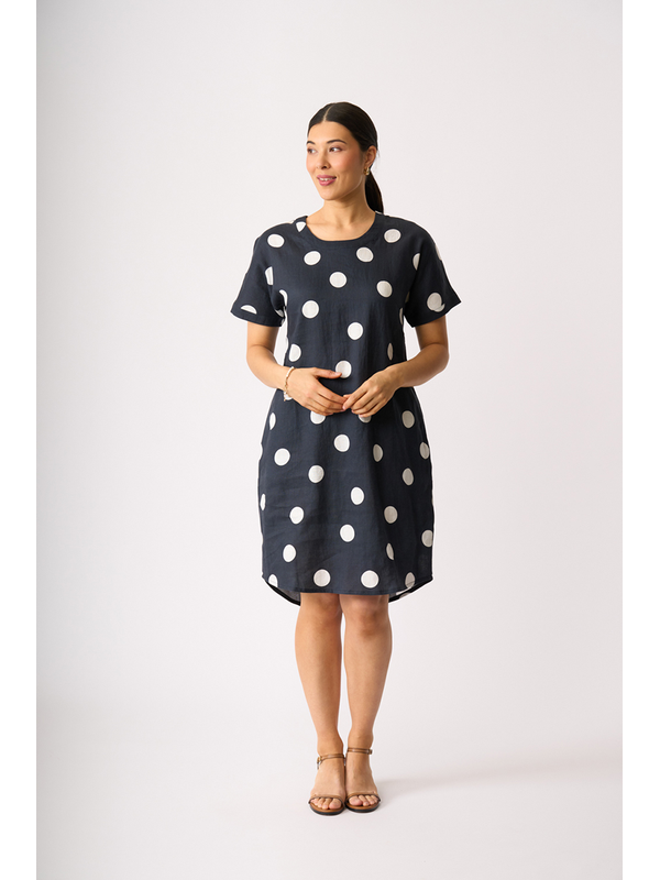 Preen Back Pleat Dress