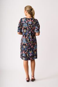 Foil Wave Along Dress