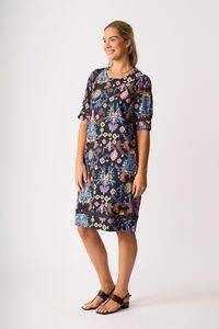 Foil Wave Along Dress