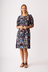 Foil Wave Along Dress