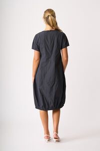 Foil Pleated Maxi Dress