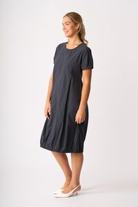 Foil Pleated Maxi Dress