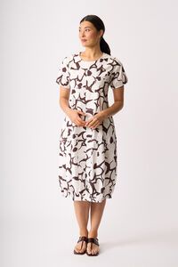 Foil Pleated Maxi Dress