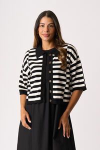 Foil Stepped Cardigan
